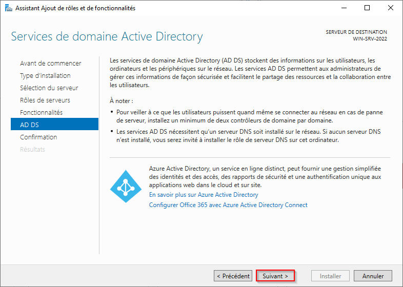 Active Directory - Windows Server 2022